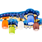 Люстра Sfera Sveta 8365/5 BU+GD MIX(Белый плафон в комплекте)